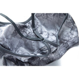 Women's Workout Sports Bras Seamless Tie-dye Strappy Gym Yoga Crop Bra