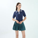 Women's Athletic Dry Fit Polo Shirts, Wicking Short Sleeve